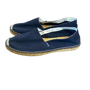 Viscata Barcelona Mens Canvas Shoes Size 13. Nwot Hand made in Spain Slip ons